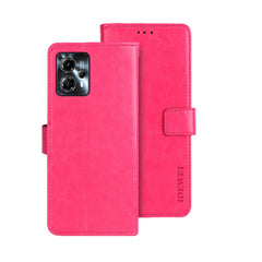 idewei Crazy Horse Texture Leather Phone Case with Holder, For T-Mobile REVVL 6 5G, For Motorola Moto G23/G13, For Motorola Moto G73