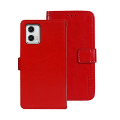 idewei Crazy Horse Texture Leather Phone Case with Holder, For T-Mobile REVVL 6 5G, For Motorola Moto G23/G13, For Motorola Moto G73