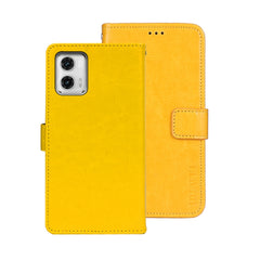 idewei Crazy Horse Texture Leather Phone Case with Holder, For T-Mobile REVVL 6 5G, For Motorola Moto G23/G13, For Motorola Moto G73