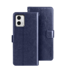idewei Crazy Horse Texture Leather Phone Case with Holder, For T-Mobile REVVL 6 5G, For Motorola Moto G23/G13, For Motorola Moto G73
