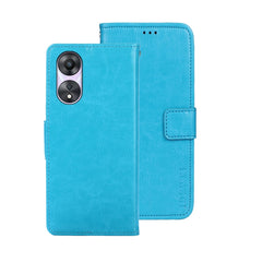 idewei Crazy Horse Texture Leather Phone Case with Holder, For OPPO A78 5G Global/A58x/A58 5G, For Realme C55 4G, For Realme GT3 5G Global/GT Neo 5 5G