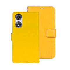 idewei Crazy Horse Texture Leather Phone Case with Holder, For OPPO A78 5G Global/A58x/A58 5G, For Realme C55 4G, For Realme GT3 5G Global/GT Neo 5 5G