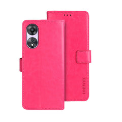 idewei Crazy Horse Texture Leather Phone Case with Holder, For OPPO A78 5G Global/A58x/A58 5G, For Realme C55 4G, For Realme GT3 5G Global/GT Neo 5 5G