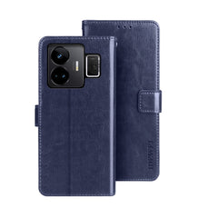 idewei Crazy Horse Texture Leather Phone Case with Holder, For OPPO A78 5G Global/A58x/A58 5G, For Realme C55 4G, For Realme GT3 5G Global/GT Neo 5 5G