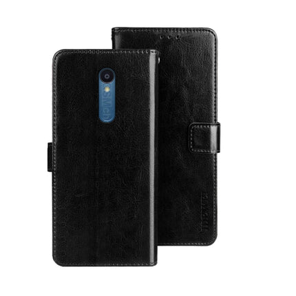 idewei Crazy Horse Texture Leather Phone Case with Holder