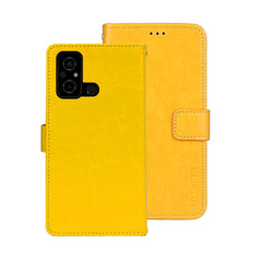 idewei Crazy Horse Texture Leather Phone Case with Holder, For Sharp Rouvo V, For Ulefone Note 14, For Xiaomi Poco C55/Redmi 12C/Redmi 11A