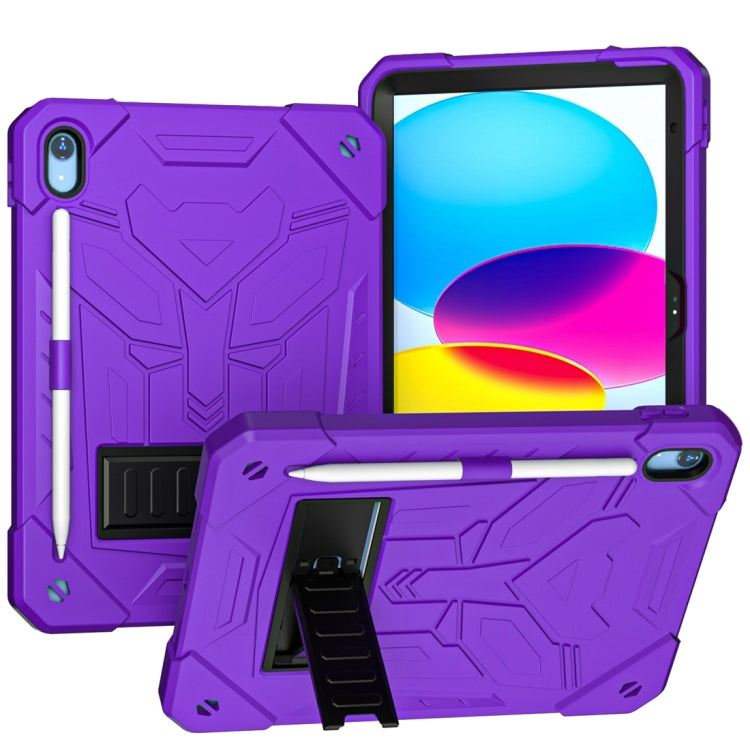 Bumblebee Silicone + PC Shockproof Tablet Case with Holder, For iPad 10th Gen 10.9 2022