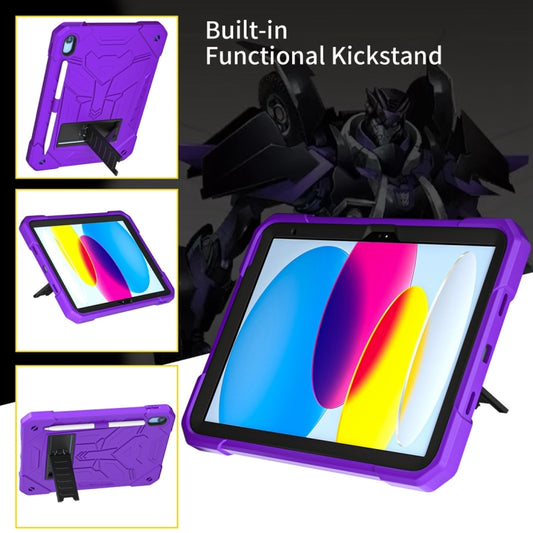 Bumblebee Silicone + PC Shockproof Tablet Case with Holder, For iPad 10th Gen 10.9 2022