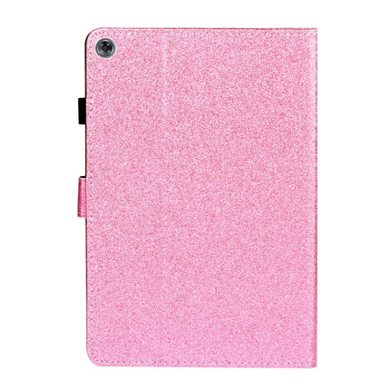 Glossy Glitter Powder Horizontal Flip Leather Case with Holder & Card Slot & Sleep / Wake-up Function, For Huawei MediaPad M5 lite, For Lenovo Tab M10 Plus TB-X606F, For Lenovo Tab M10 TB-X605F / X505