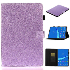 Glossy Glitter Powder Horizontal Flip Leather Case with Holder & Card Slot & Sleep / Wake-up Function, For Huawei MediaPad M5 lite, For Lenovo Tab M10 Plus TB-X606F, For Lenovo Tab M10 TB-X605F / X505