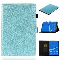 Glossy Glitter Powder Horizontal Flip Leather Case with Holder & Card Slot & Sleep / Wake-up Function, For Huawei MediaPad M5 lite, For Lenovo Tab M10 Plus TB-X606F, For Lenovo Tab M10 TB-X605F / X505