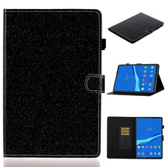 Glossy Glitter Powder Horizontal Flip Leather Case with Holder & Card Slot & Sleep / Wake-up Function, For Huawei MediaPad M5 lite, For Lenovo Tab M10 Plus TB-X606F, For Lenovo Tab M10 TB-X605F / X505