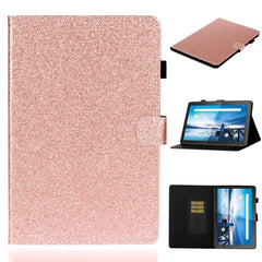 Glossy Glitter Powder Horizontal Flip Leather Case with Holder & Card Slot & Sleep / Wake-up Function, For Huawei MediaPad M5 lite, For Lenovo Tab M10 Plus TB-X606F, For Lenovo Tab M10 TB-X605F / X505