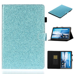 Glossy Glitter Powder Horizontal Flip Leather Case with Holder & Card Slot & Sleep / Wake-up Function, For Huawei MediaPad M5 lite, For Lenovo Tab M10 Plus TB-X606F, For Lenovo Tab M10 TB-X605F / X505