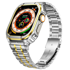 Metal Integrated Watch Protective Case, For Apple Watch Series 8&7 45mm, For Apple Watch Series SE 2&6&SE&5&4 44mm, For Apple Watch Ultra 49mm