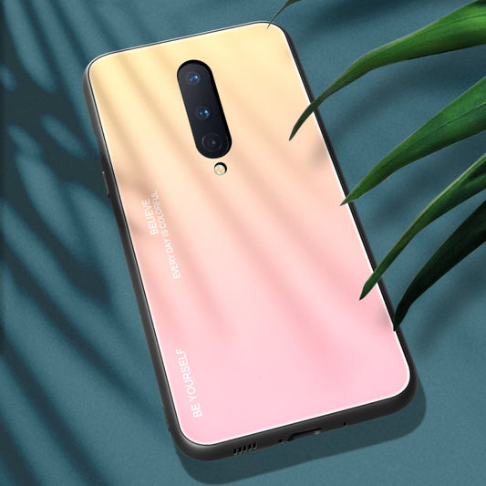 Gradient Color Glass Case, For OnePlus 8, For Vivo Y83