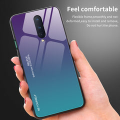 Gradient Color Glass Case, For OnePlus 8, For Vivo Y83