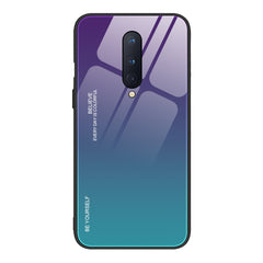 Gradient Color Glass Case, For OnePlus 8, For Vivo Y83