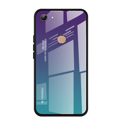 Gradient Color Glass Case, For OnePlus 8, For Vivo Y83