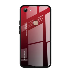 Gradient Color Glass Case, For OnePlus 8, For Vivo Y83