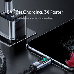 JOYROOM S-CC100A16 100W USB-C / Type-C to USB-C / Type-C Digital Display Fast Charging Data Cable
