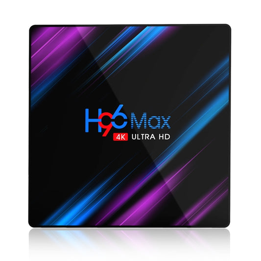 H96 Max-3318 4K Ultra HD Android TV Box with Remote Controller, Android 10.0, RK3318 Quad-Core 64bit Cortex-A53, 4GB+64GB, Support TF Card / USBx2 / AV / Ethernet, AU Plug, EU Plug, UK Plug, US Plug