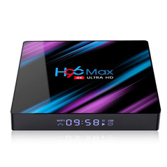 H96 Max-3318 4K Ultra HD Android TV Box with Remote Controller, Android 10.0, RK3318 Quad-Core 64bit Cortex-A53, 4GB+64GB, Support TF Card / USBx2 / AV / Ethernet, AU Plug, EU Plug, UK Plug, US Plug