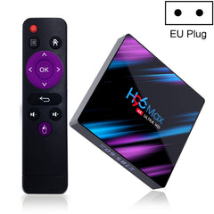 H96 Max-3318 4K Ultra HD Android TV Box with Remote Controller, Android 10.0, RK3318 Quad-Core 64bit Cortex-A53, 4GB+64GB, Support TF Card / USBx2 / AV / Ethernet, AU Plug, EU Plug, UK Plug, US Plug
