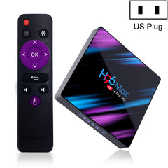 H96 Max-3318 4K Ultra HD Android TV Box with Remote Controller, Android 10.0, RK3318 Quad-Core 64bit Cortex-A53, 4GB+64GB, Support TF Card / USBx2 / AV / Ethernet, AU Plug, EU Plug, UK Plug, US Plug