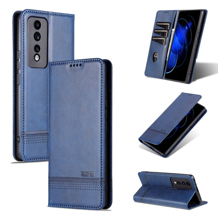 AZNS Magnetic Calf Texture Flip Leather Phone Case, For Honor 80 GT