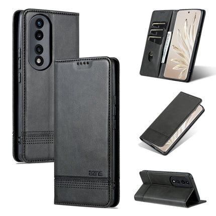 AZNS Magnetic Calf Texture Flip Leather Phone Case, For Honor X50i/90 Lite, For Honor Play 40, For Honor 90 Pro, For Honor 90