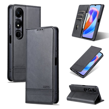 AZNS Magnetic Calf Texture Flip Leather Phone Case, For Honor X50i/90 Lite, For Honor Play 40, For Honor 90 Pro, For Honor 90