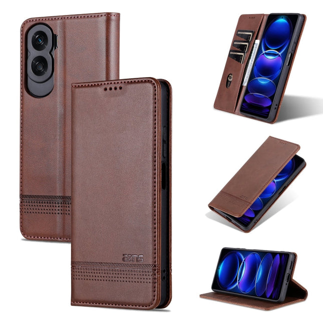 AZNS Magnetic Calf Texture Flip Leather Phone Case