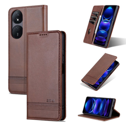 AZNS Magnetic Calf Texture Flip Leather Phone Case