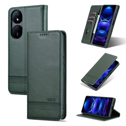 AZNS Magnetic Calf Texture Flip Leather Phone Case