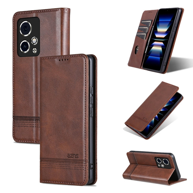 AZNS Magnetic Calf Texture Flip Leather Phone Case