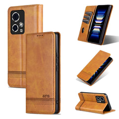 AZNS Magnetic Calf Texture Flip Leather Phone Case