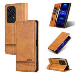 AZNS Magnetic Calf Texture Flip Leather Phone Case