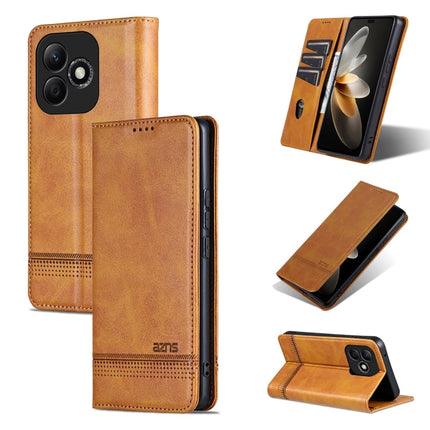AZNS Magnetic Calf Texture Flip Leather Phone Case