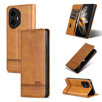 AZNS Magnetic Calf Texture Flip Leather Phone Case, For Honor 300 Ultra, For Honor 300 Pro, For Honor 300, For Honor Magic7 Pro