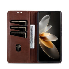 AZNS Magnetic Calf Texture Flip Leather Phone Case