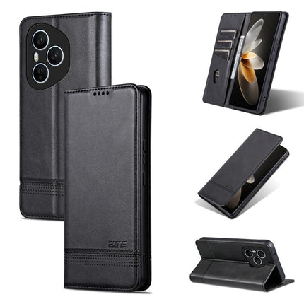 AZNS Magnetic Calf Texture Flip Leather Phone Case, For Honor X70 5G, For Honor 400 Pro 5G Global 160.8mm, For Honor Play 60, For Honor 400 Global 156.5mm