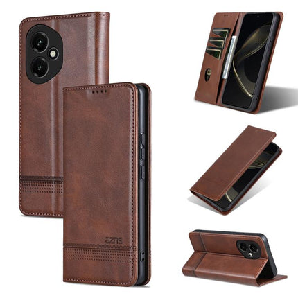 AZNS Magnetic Calf Texture Flip Leather Phone Case, For Honor X70 5G, For Honor 400 Pro 5G Global 160.8mm, For Honor Play 60, For Honor 400 Global 156.5mm