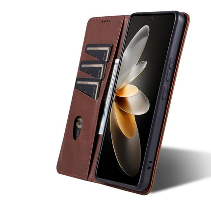 AZNS Magnetic Calf Texture Flip Leather Phone Case