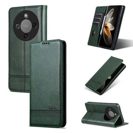 AZNS Magnetic Calf Texture Flip Leather Phone Case, For Honor X70 5G, For Honor 400 Pro 5G Global 160.8mm, For Honor Play 60, For Honor 400 Global 156.5mm