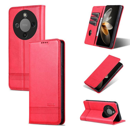 AZNS Magnetic Calf Texture Flip Leather Phone Case, For Honor X70 5G, For Honor 400 Pro 5G Global 160.8mm, For Honor Play 60, For Honor 400 Global 156.5mm