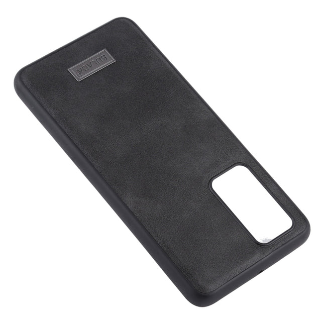 SULADA Shockproof TPU + Handmade Leather Protective Case, For Huawei P40, For Huawei P40 Pro
