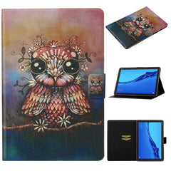 Coloured Drawing Pattern Horizontal Flip Leather Case with Holder & Card Slot & Sleep / Wake-up Function, For Huawei MediaPad M5 lite, For Lenovo Tab M10 Plus TB-X606F, For Lenovo Tab M10 TB-X605F / X505