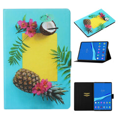 Coloured Drawing Pattern Horizontal Flip Leather Case with Holder & Card Slot & Sleep / Wake-up Function, For Huawei MediaPad M5 lite, For Lenovo Tab M10 Plus TB-X606F, For Lenovo Tab M10 TB-X605F / X505