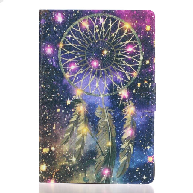 Coloured Drawing Horizontal Flip Leather Case with Holder & Card Slot & Sleep / Wake-up Function, For Huawei MediaPad M5 lite, For Lenovo Tab M10 Plus TB-X606F, For Lenovo Tab M10 TB-X605F / X505